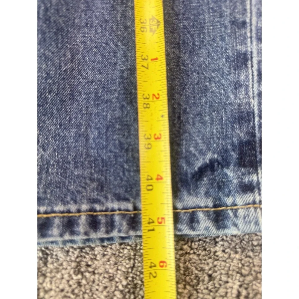 Levi's 559 Jeans Mens 36x32 Blue Denim Whiskered Medium Wash Straight Streetwear